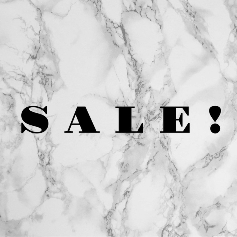 Sale! Everything is 50% off